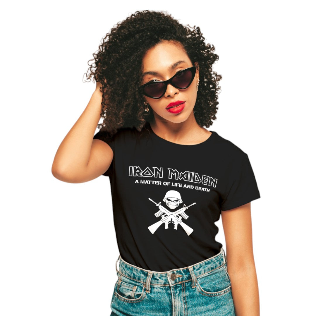 Polera Mujer Iron Maiden (100% Algodón)