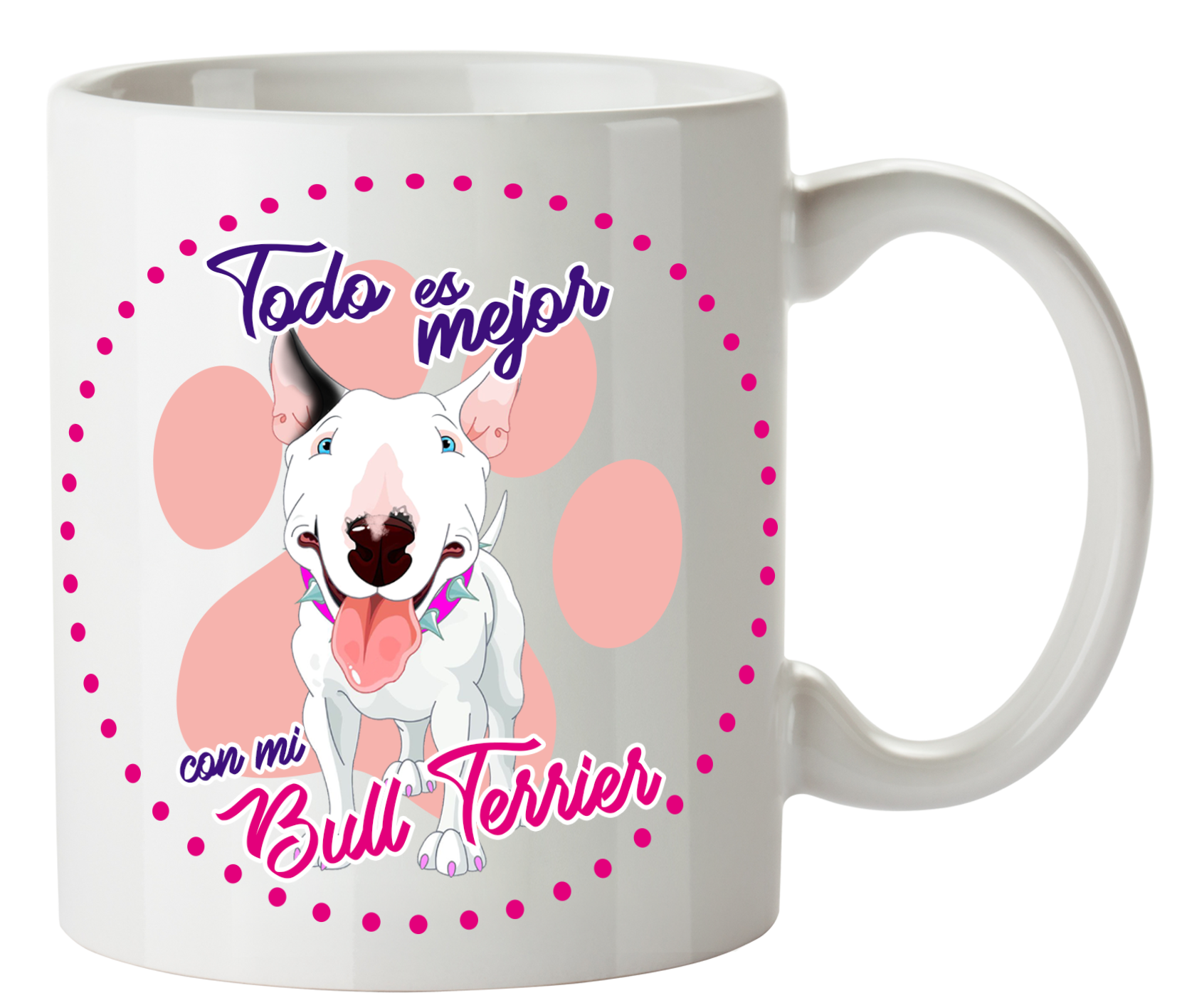Taza Personalizada con Nombre de Mascota, GATOS Y PERROS