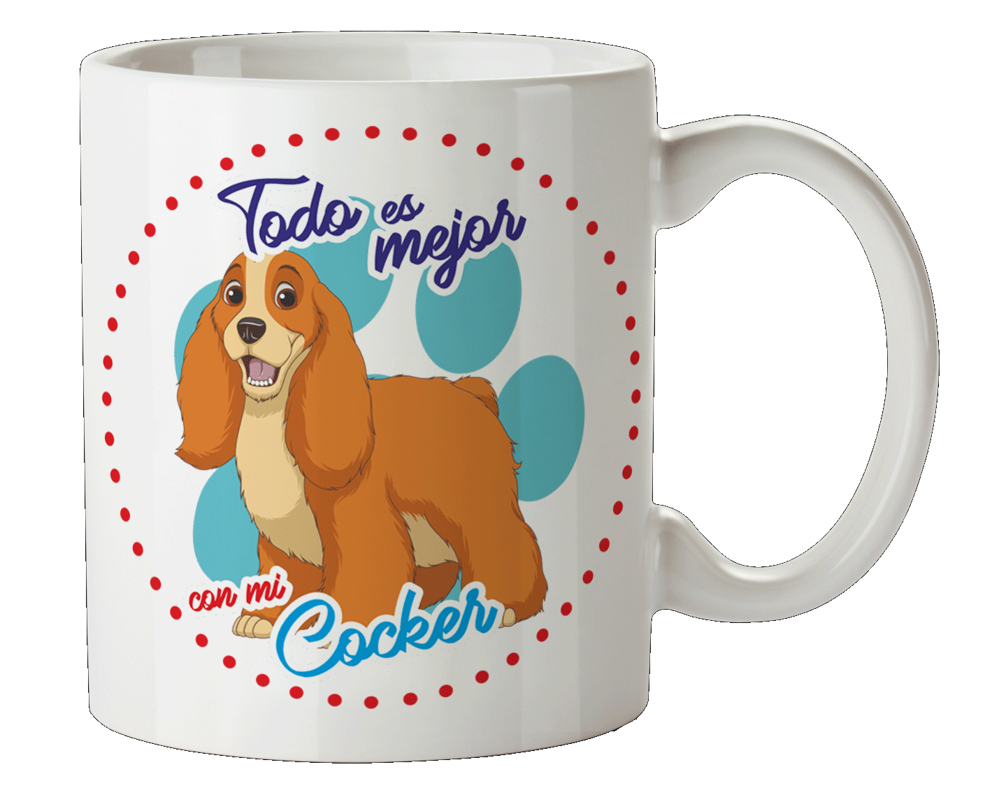 Taza Personalizada con Nombre de Mascota, GATOS Y PERROS