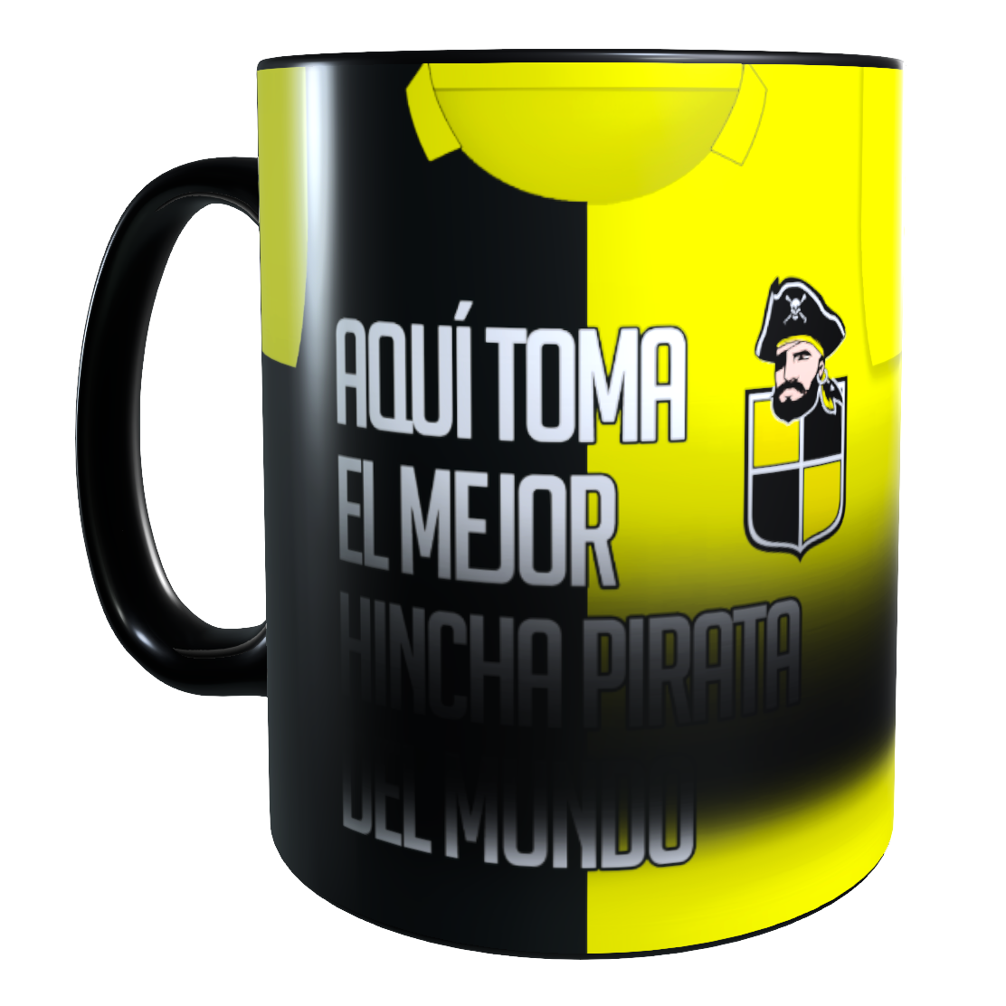 Taza MAGICA Cambia Color / Personalizado con Apellido y Numero Diseño COQUIMBO UNIDO