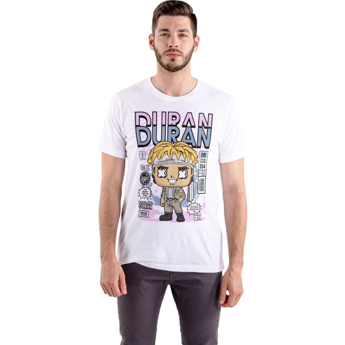 Polera UNISEX Duran Duran / Simon Le Bon 100% Algodón