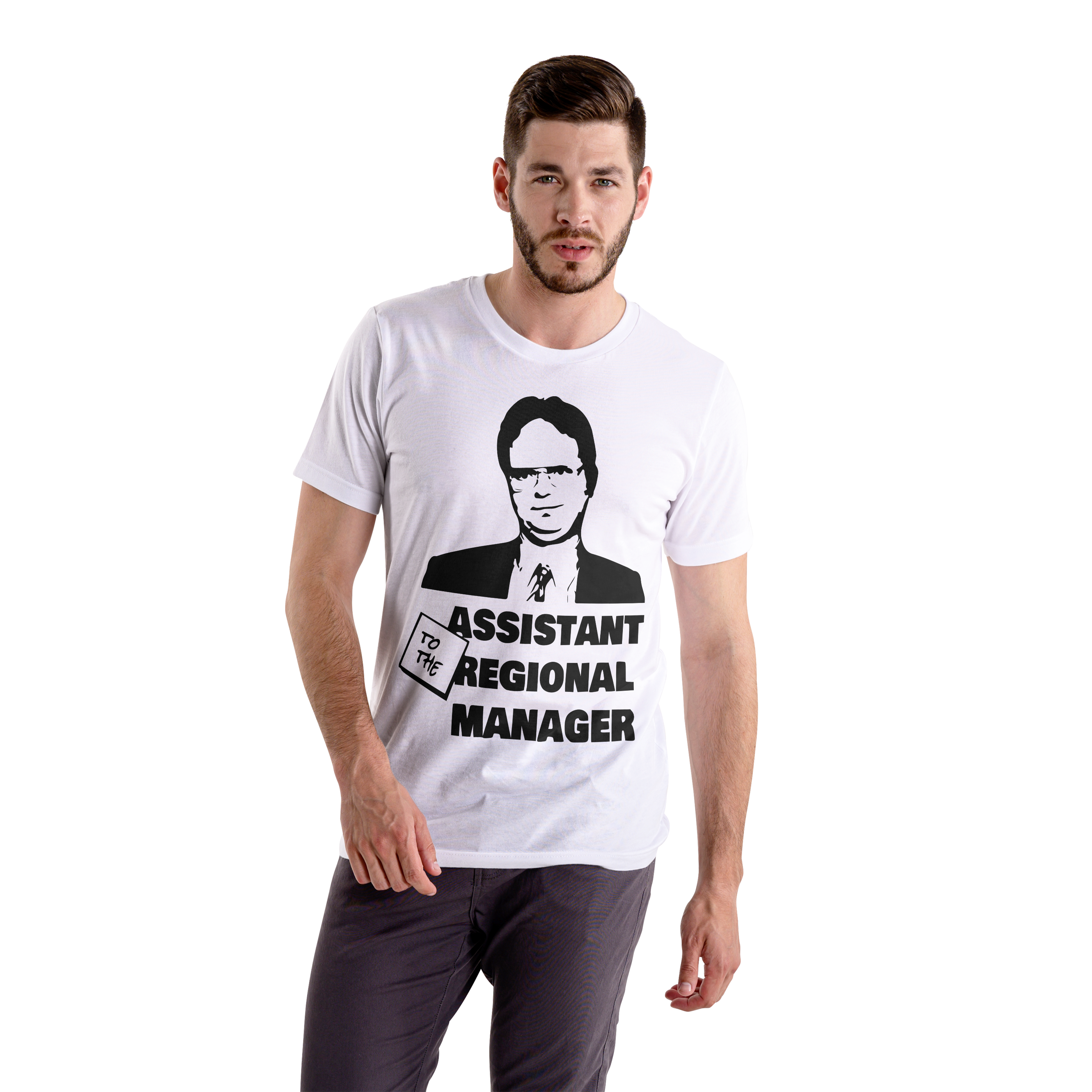 Polera UNISEX The Office / Dwight Schrute GERENTE REGIONAL ASISTENTE 100% Algodón