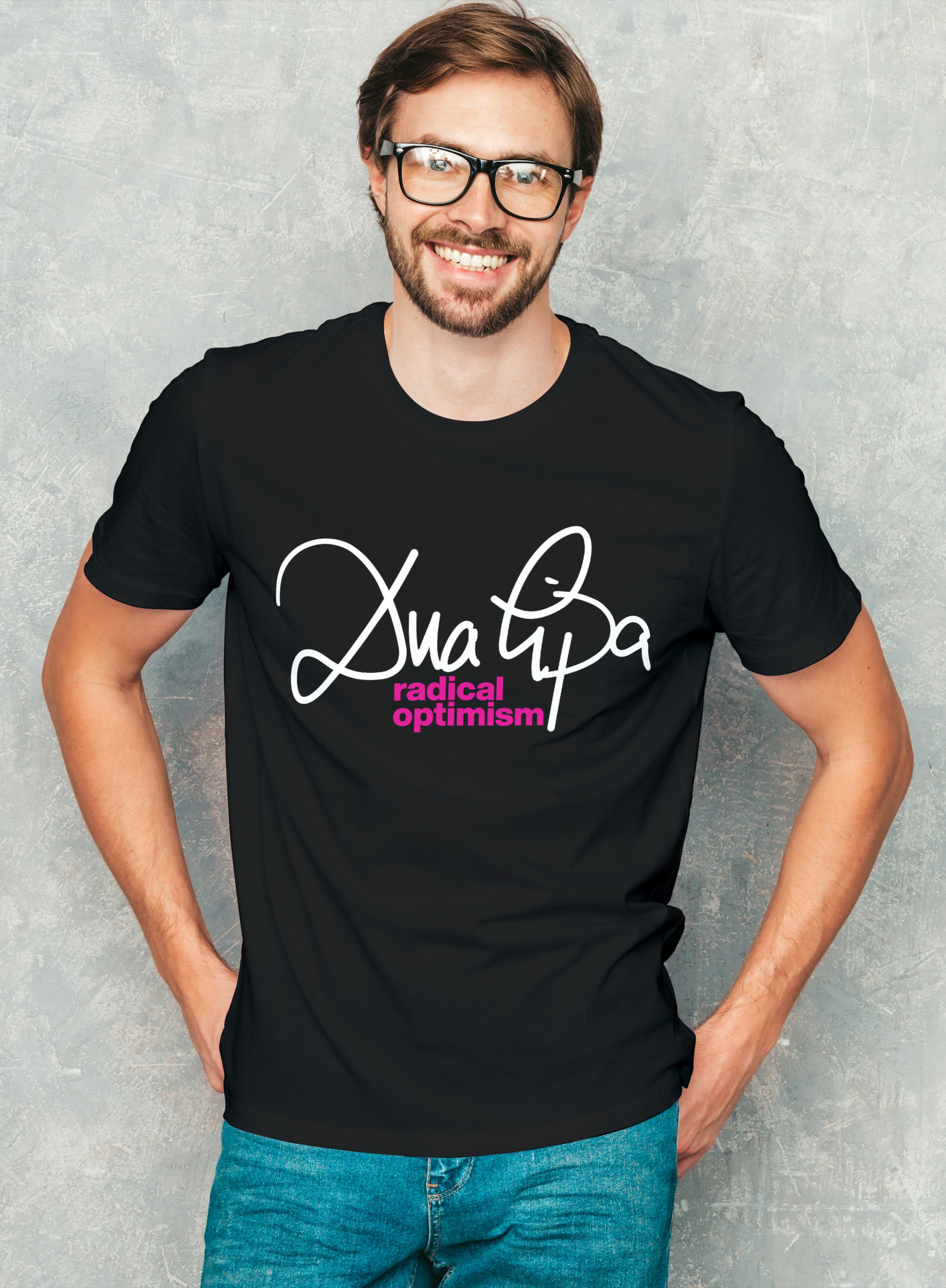 Polera Unisex Dua Lipa / Radical Optimism 100% Algodón