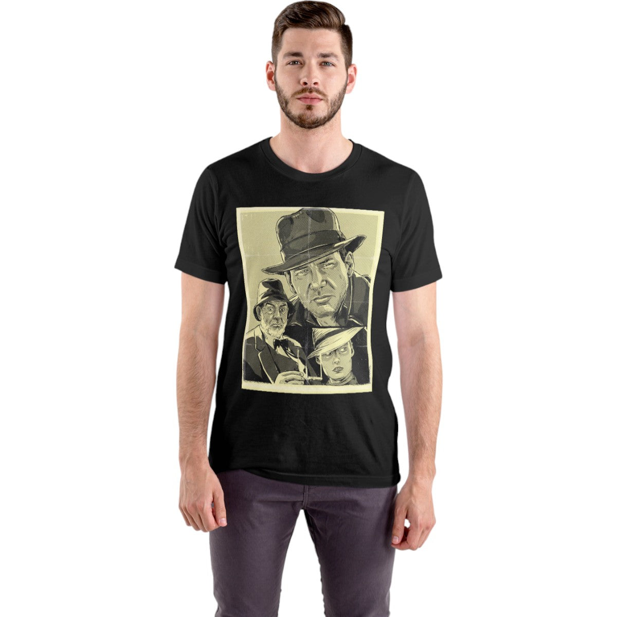 Polera UNISEX Indiana Jones / Harrison Ford 100% Algodón