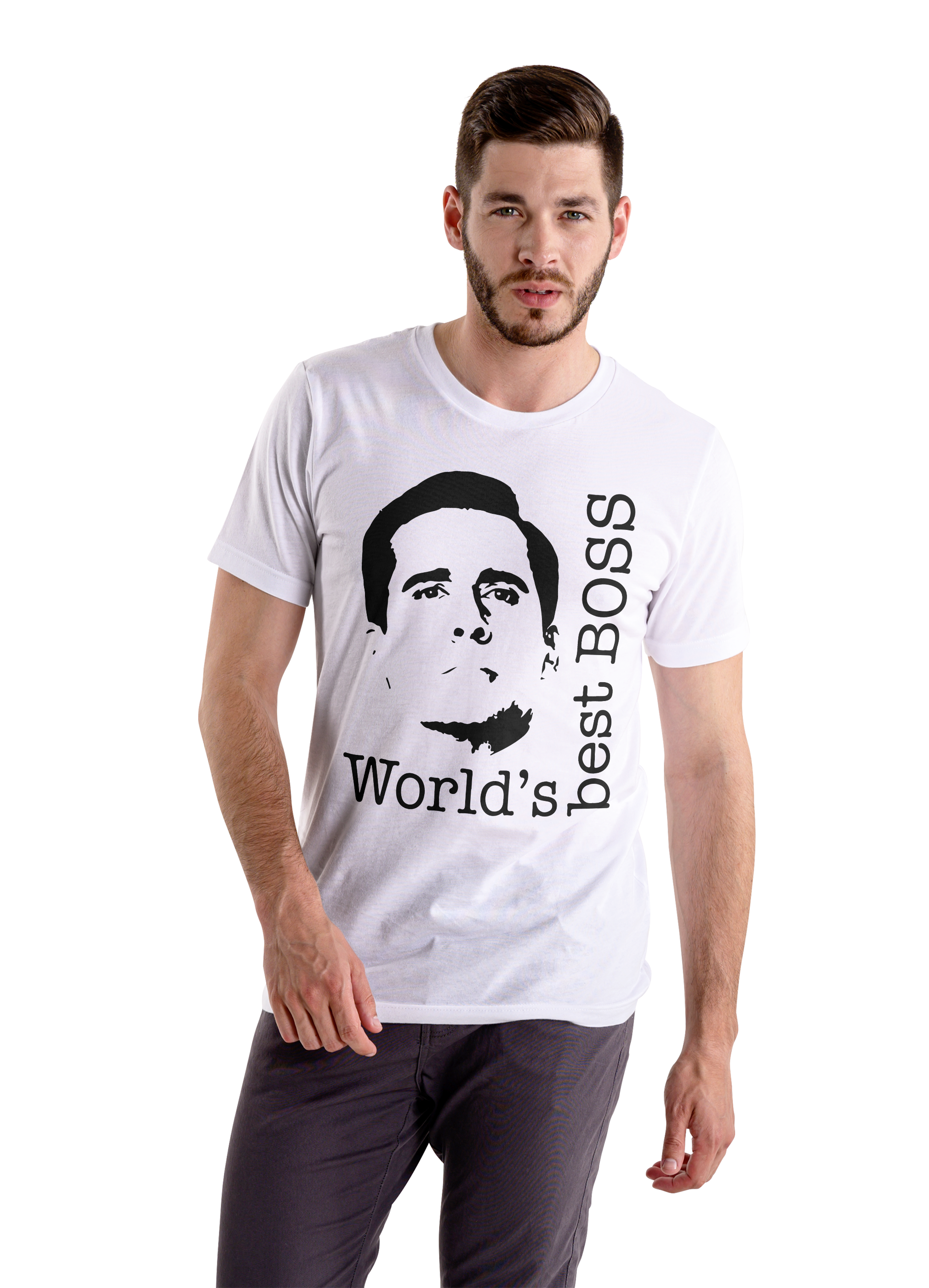 Polera UNISEX Michael Scott / The Office World best Boss 100% Algodón