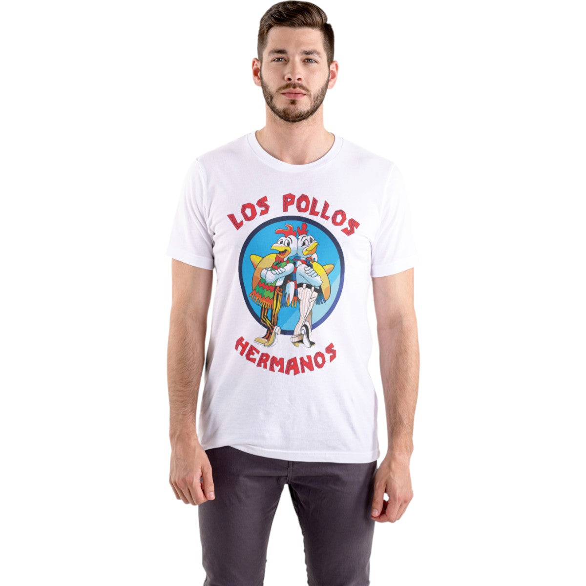 Polera Unisex Breaking Bad / Los pollos Hermanos (100% algodón)