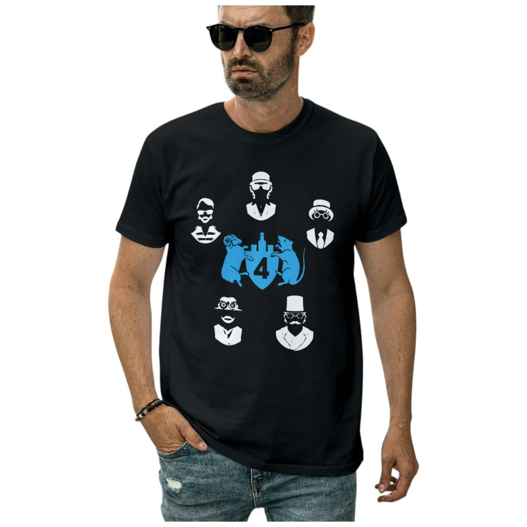 Polera Unisex Cuarteto de Nos 100% Algodón