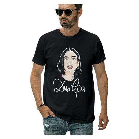 Polera UNISEX Dua Lipa 100% Algodón