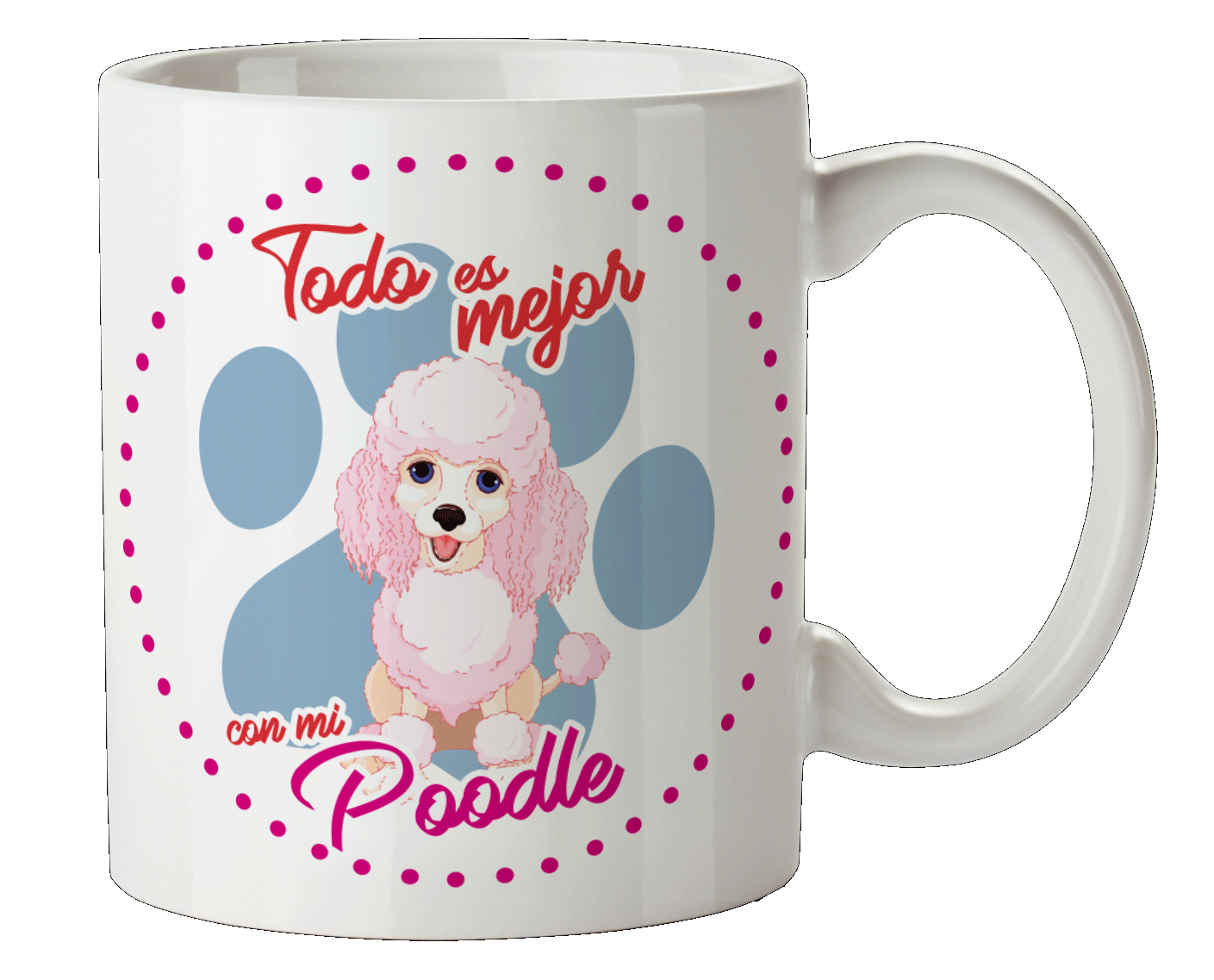 Taza Personalizada con Nombre de Mascota, GATOS Y PERROS