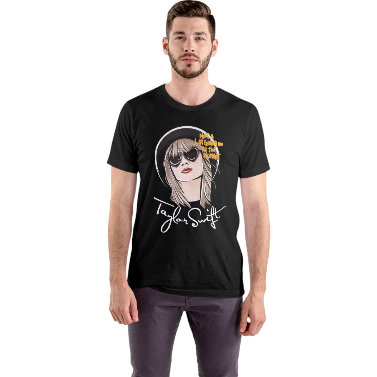 Polera UNISEX Taylor Swift / Not a lot going on at the moment (100% Algodón)