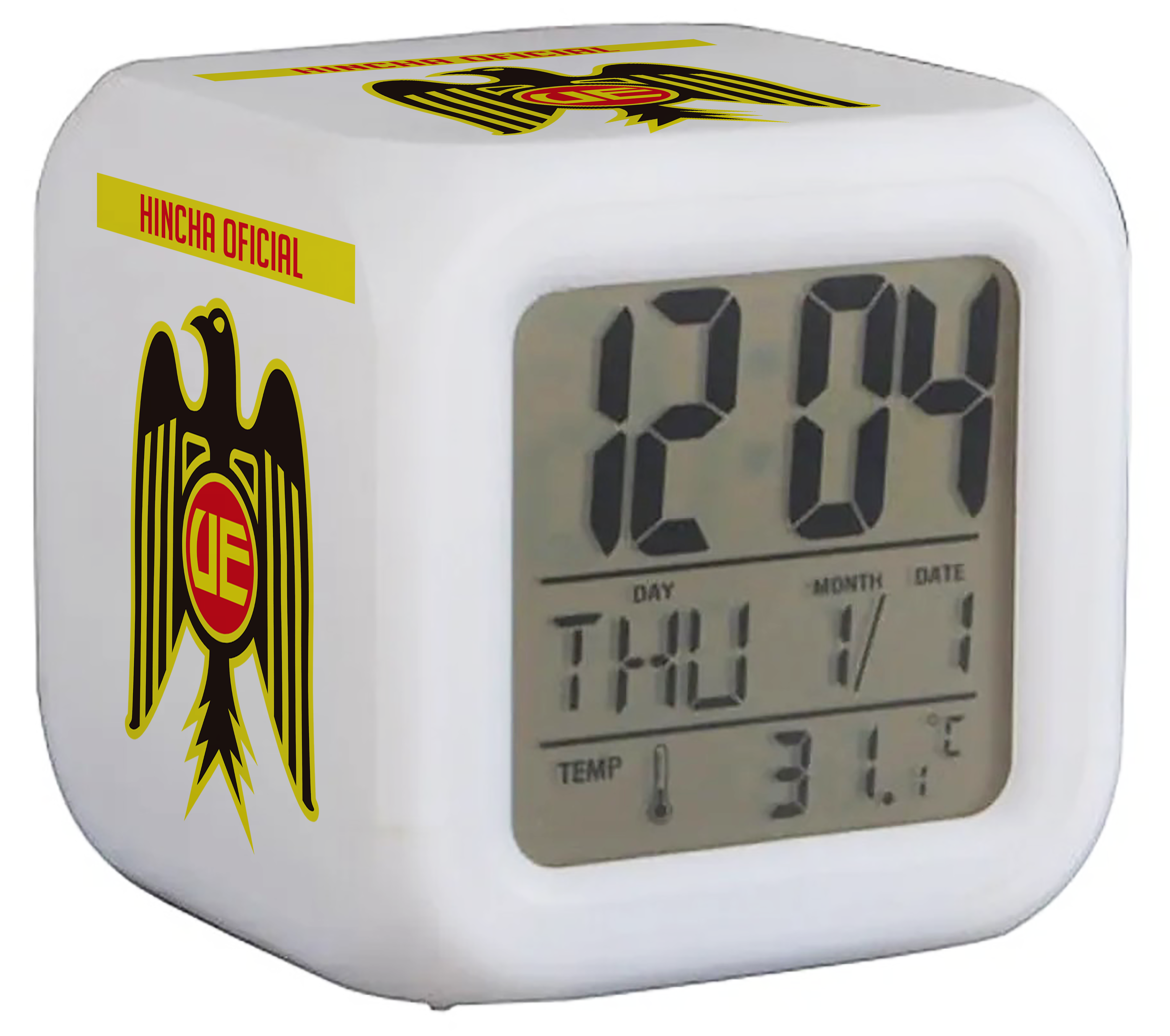 Reloj digital UNION ESPAÑOLA con luces led y despertador