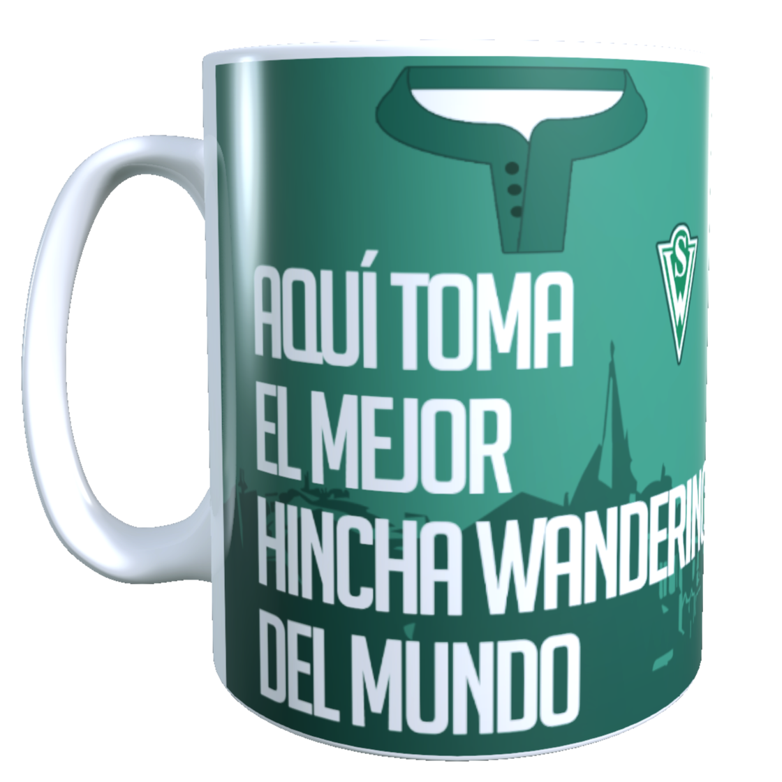 Taza Personalizado con Apellido y Numero, Diseño WANDERERS