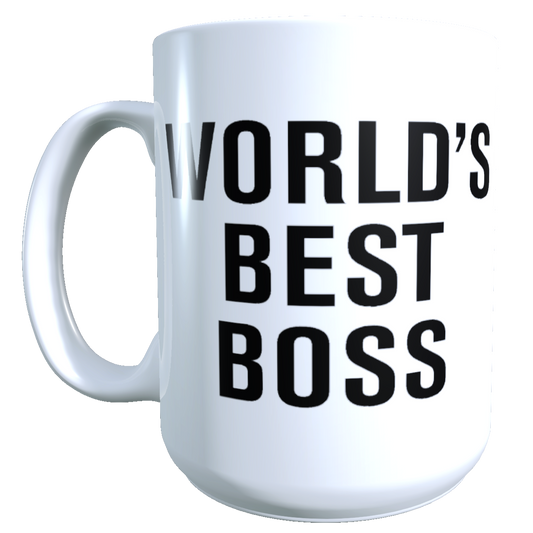 Taza - Tazón GRANDE 15 Onzas The Office - World's Best Boss