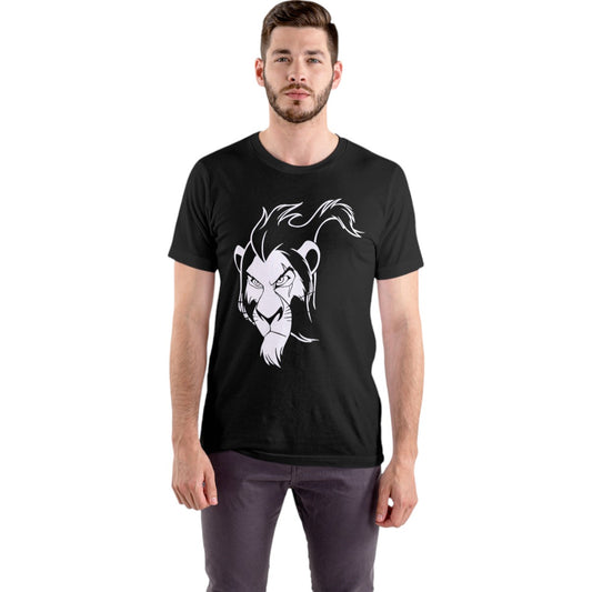 Polera UNISEX Scar Villano El Rey Leon 100% Algodón