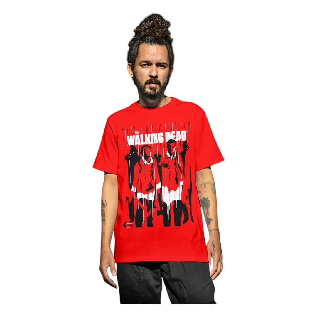 Polera UNISEX The Walking Dead / Rick y Glenn 100% Algodón
