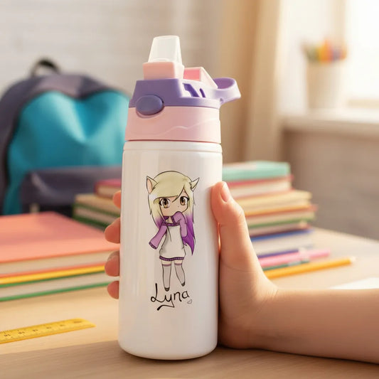 Botella Escolar Lyna Vallejos, Youtuber Roblox 500 ml