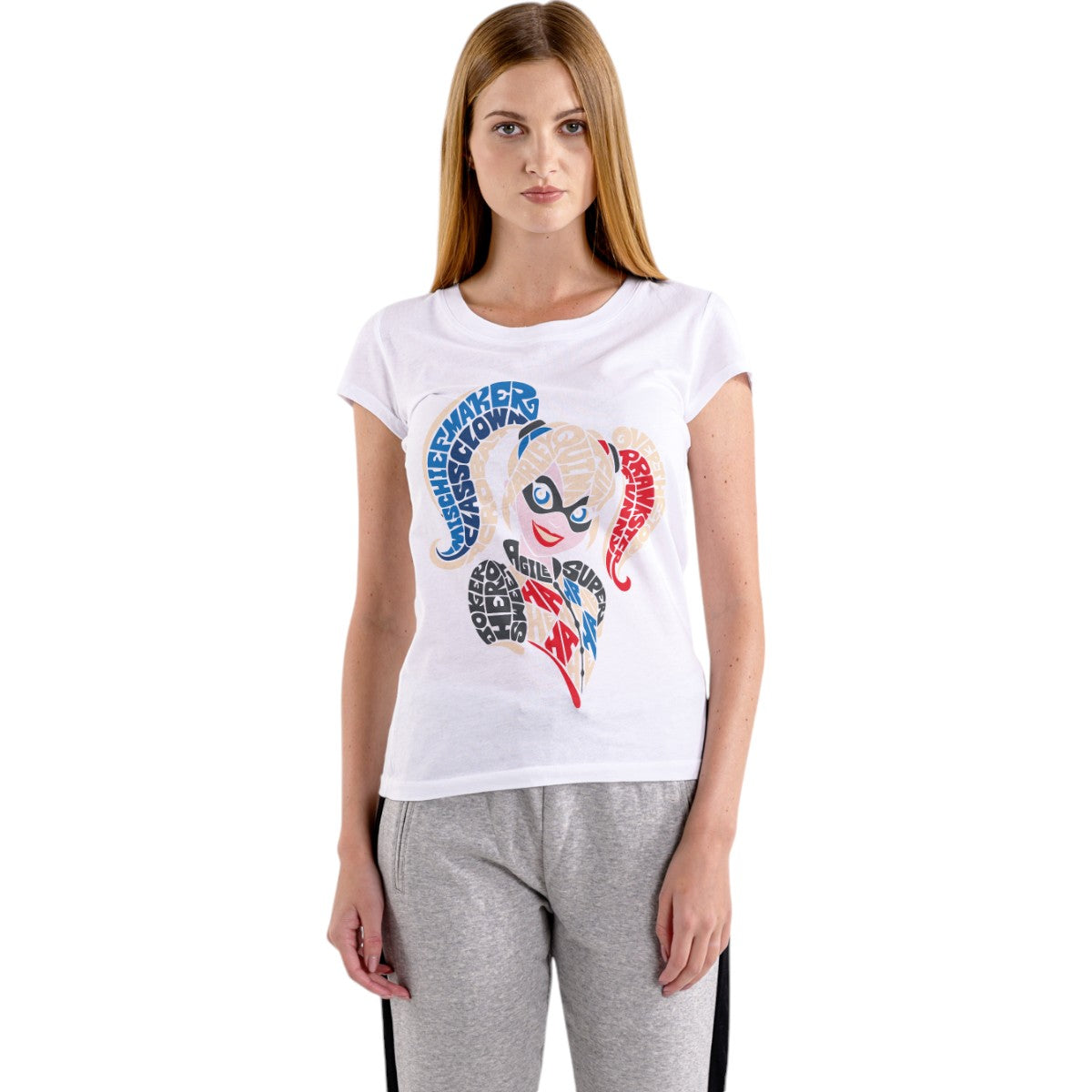 LIQUIDACIÓN Polera MUJER Harley Quinn / Joker 100% POLIESTER