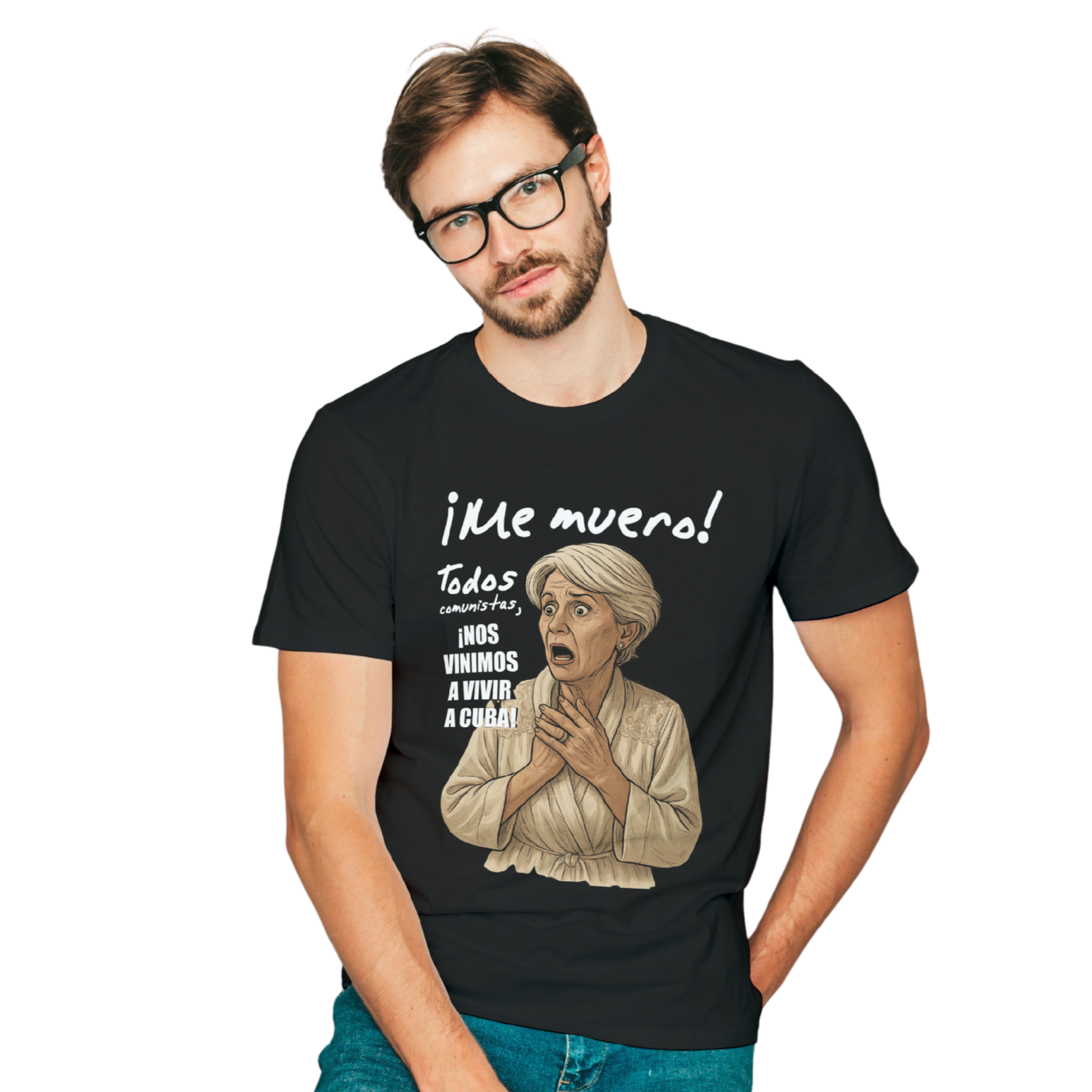 Polera Unisex Pituca sin Lucas / Lita "Me Muero! Todos Comunistas" Teleserie Chilena 100% Algodón