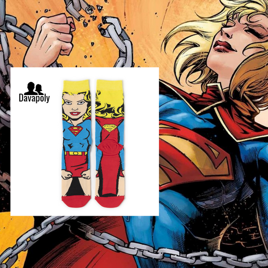 Super Girl Super Chica - Calcetines Largos