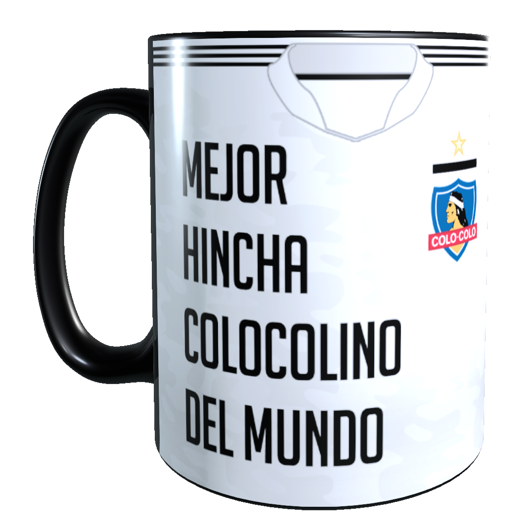 Taza MAGICA Cambia Color / Personalizado con Apellido y Numero, Diseño Colo Colo