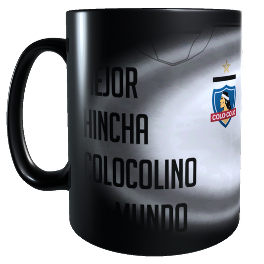 Taza MAGICA Cambia Color / Personalizado con Apellido y Numero, Diseño Colo Colo