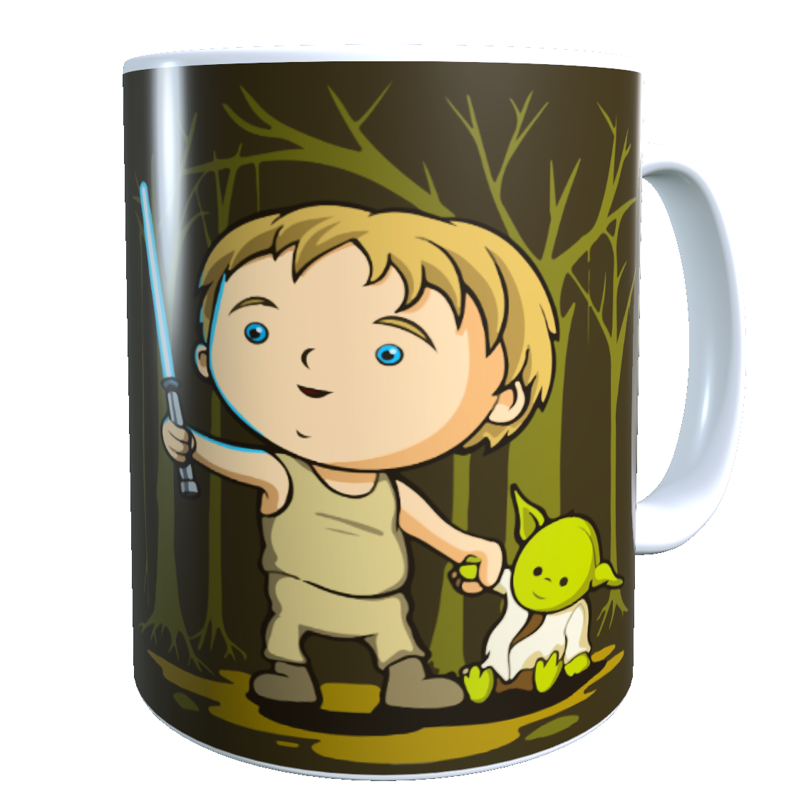 Taza - Tazón Luke Skywalker y Yoda - Star Wars