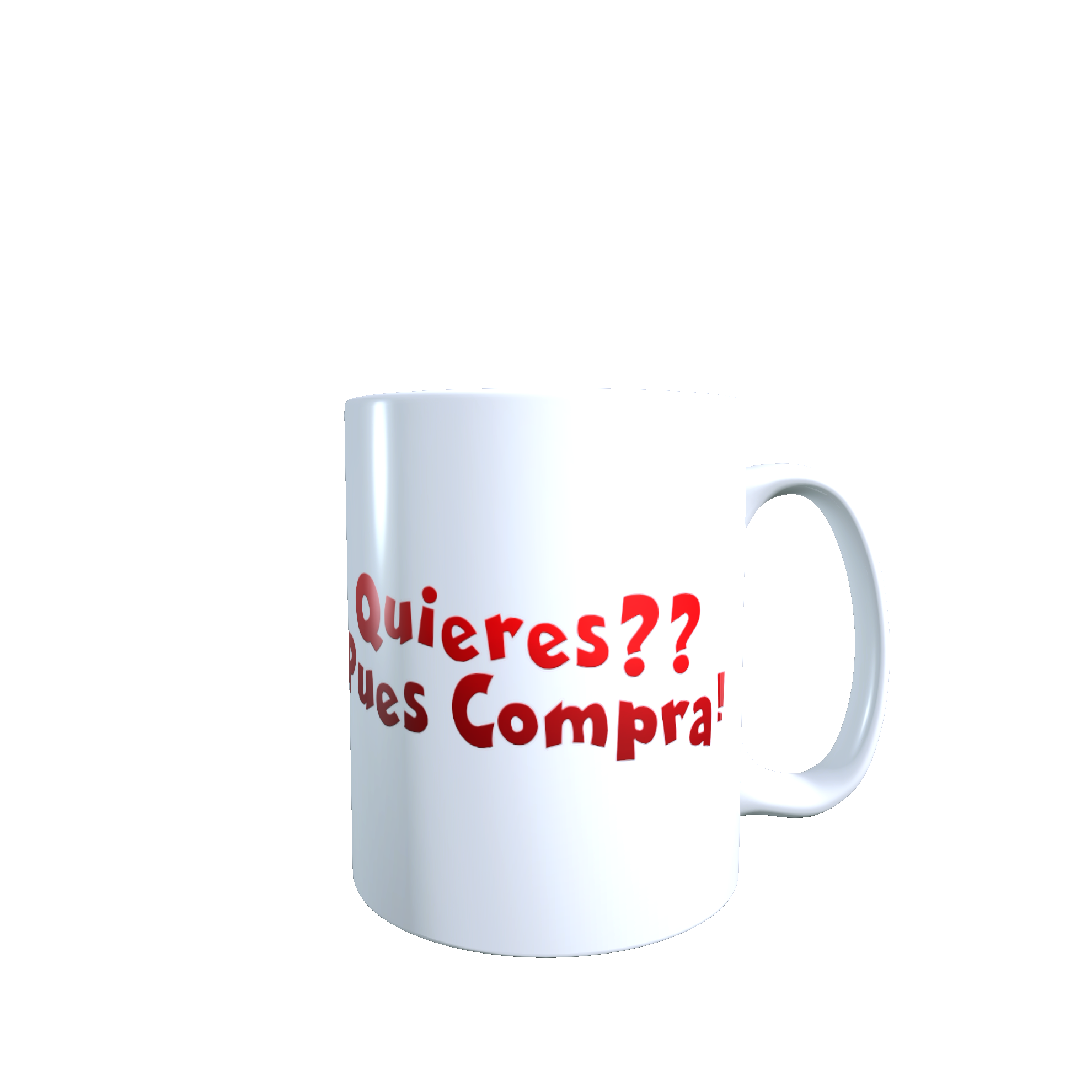 Taza - Tazón Chavo del 8, Quico, Frase: Quieres? Pues Compra.
