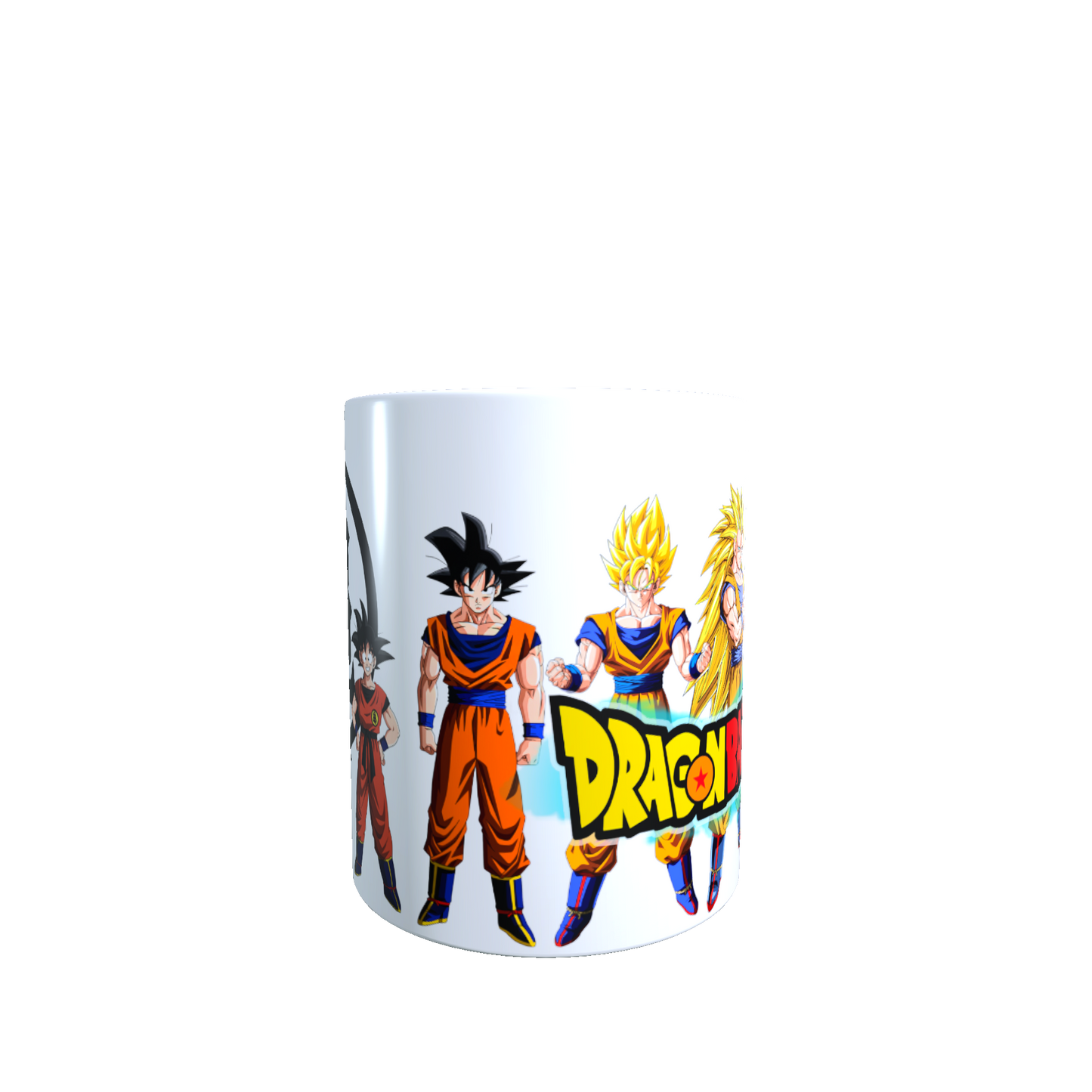 Taza - Tazón Dragon Ball - Evolución de Goku