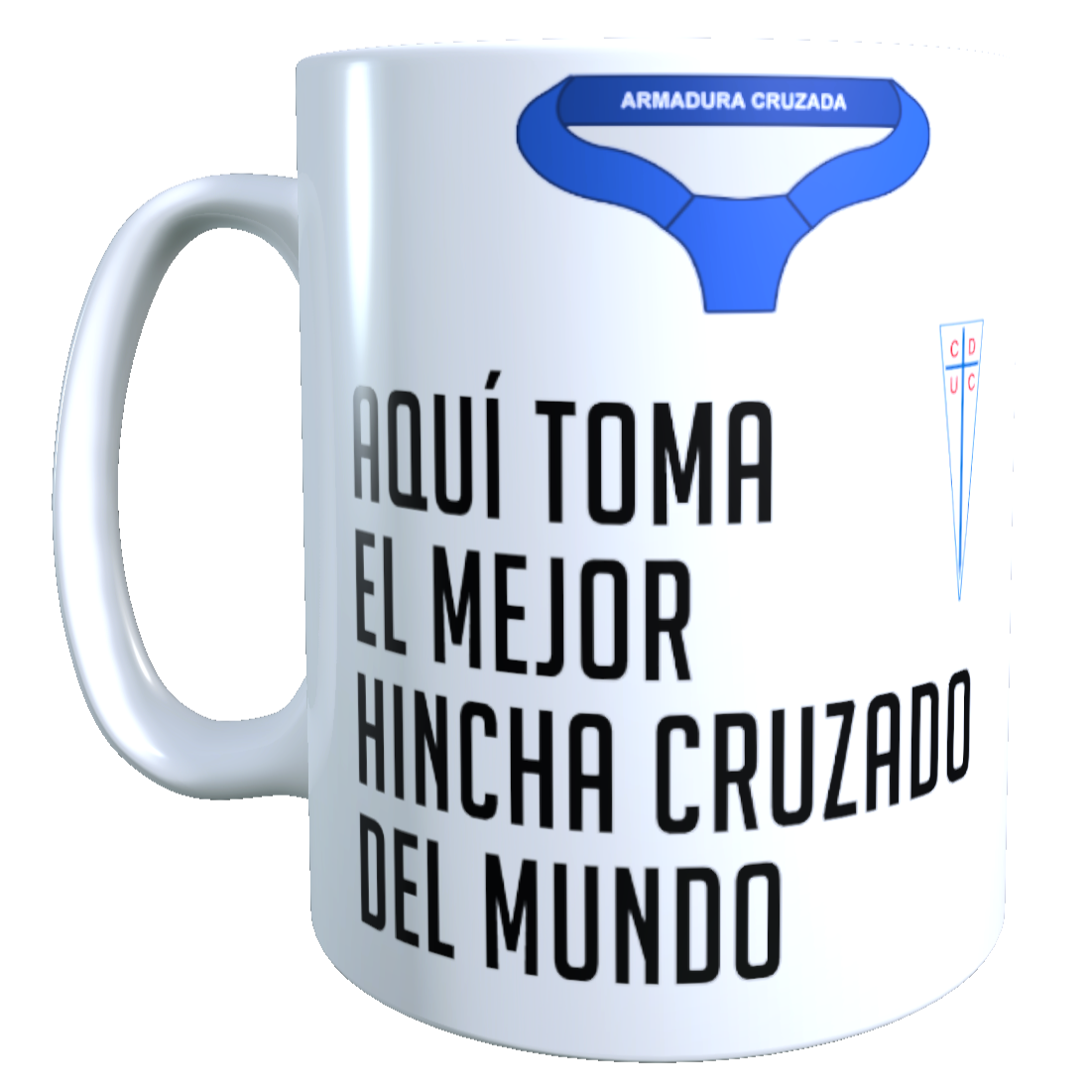 Taza Personalizado con Apellido y Numero, Diseño Universidad Catolica