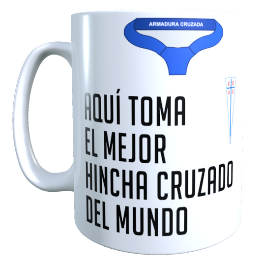 Taza Personalizado con Apellido y Numero, Diseño Universidad Catolica