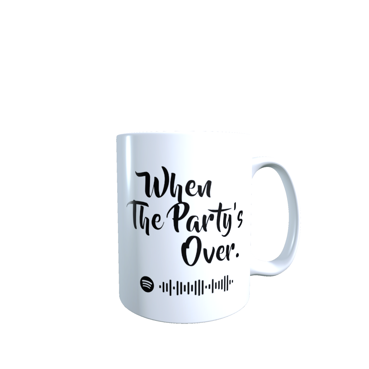 Taza - Tazón Billie Eilish - When the Party's Over (Con codigo Spotify)