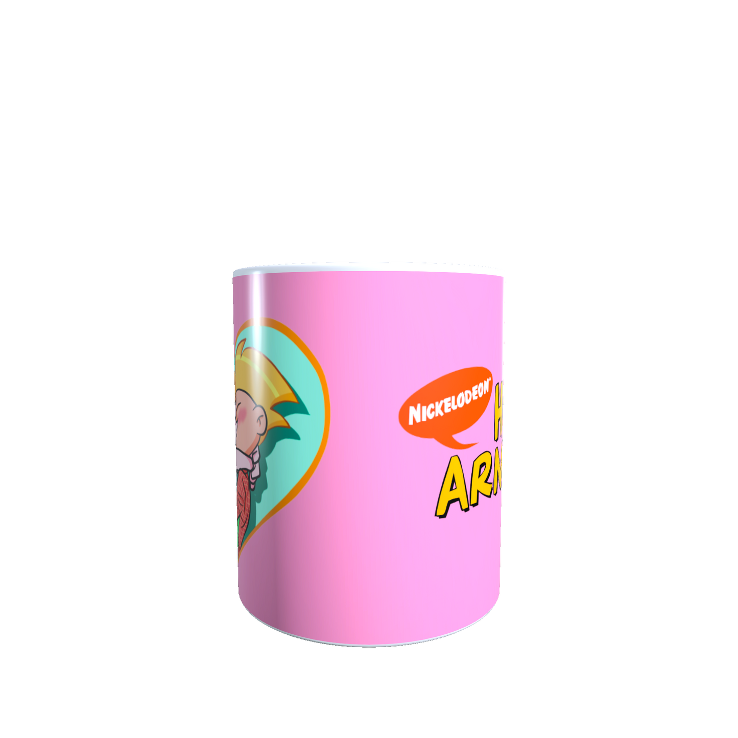 Taza - Tazón Helga Pataki Y Arnold XOXO (ROSADO)
