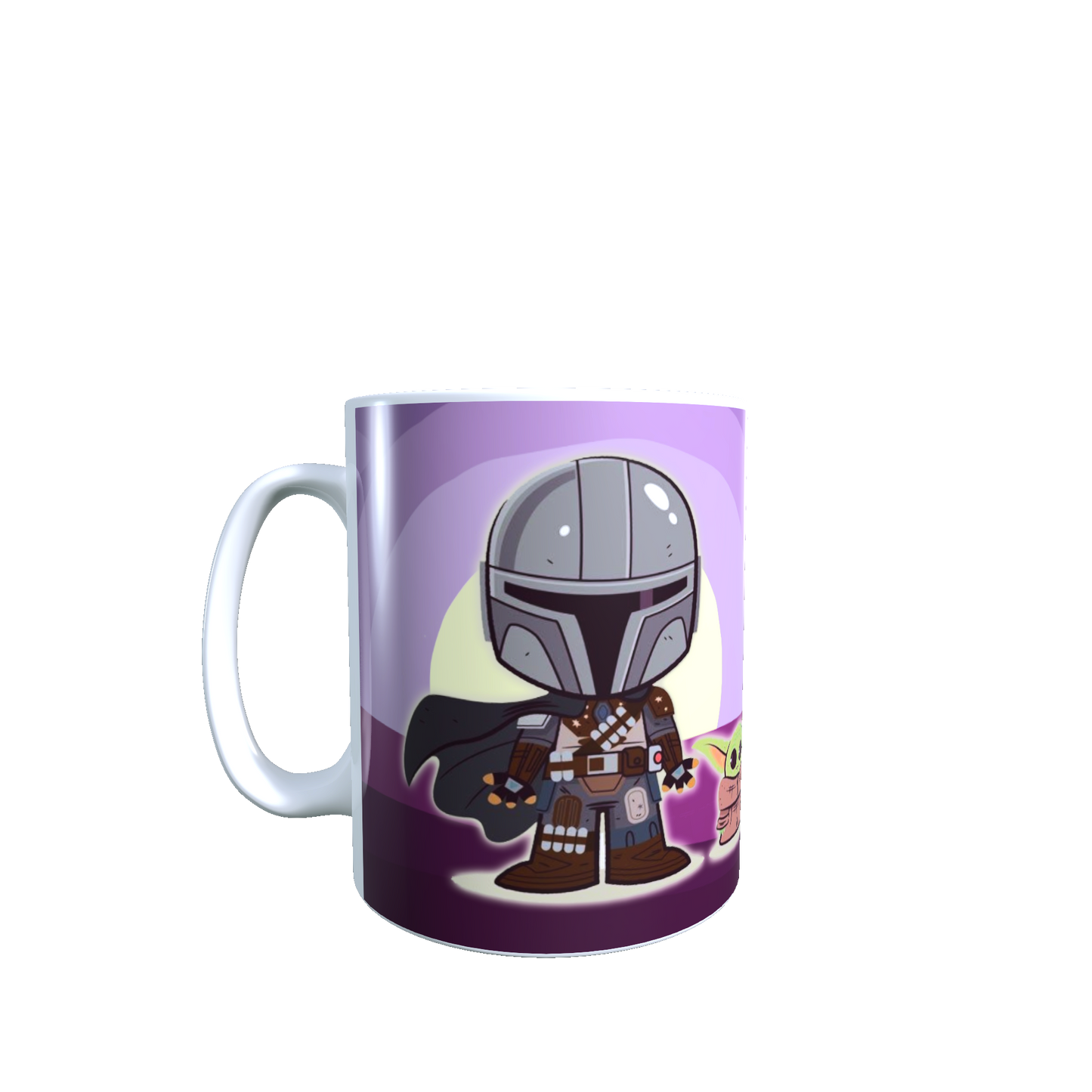 Taza - Tazón The Mandalorian (Fondo morado) - Star Wars