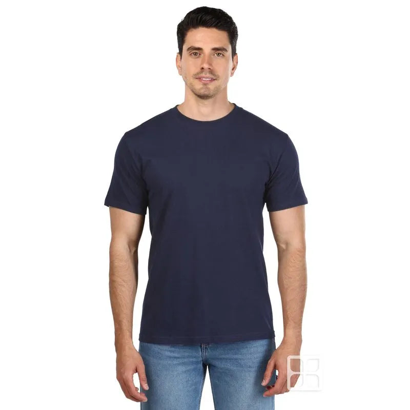 Polera Lisa Algodón 100% Premium Manga Corta Nacional Unisex Hq