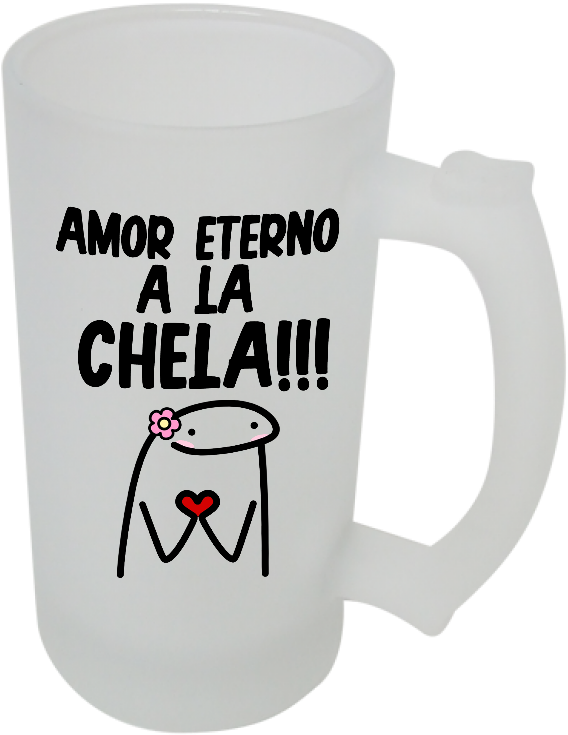 Vaso Cervecero Schopero Personalizado Con Frase, Foto o Imagen 500cc