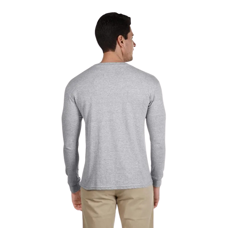 Polera Manga Larga Lisa Algodón 100% Premium Nacional Unisex Hq