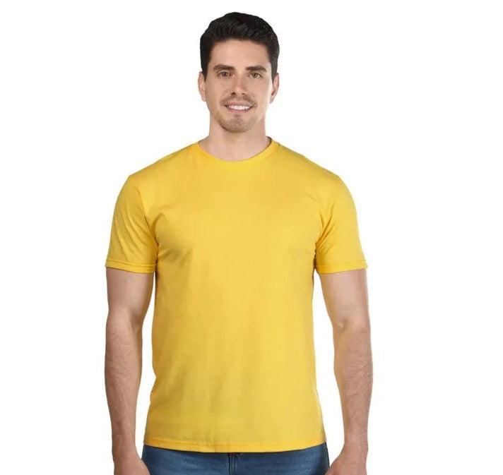 Polera Lisa Algodón 100% Premium Manga Corta Nacional Unisex Hq