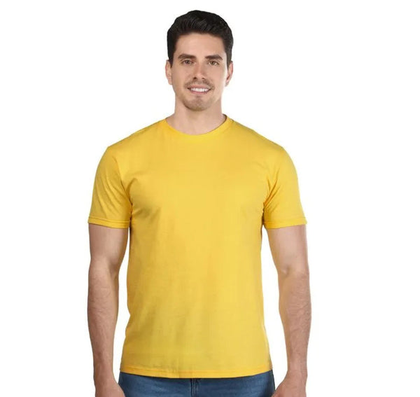 Polera Lisa Algodón 100% Premium Manga Corta Nacional Unisex Hq