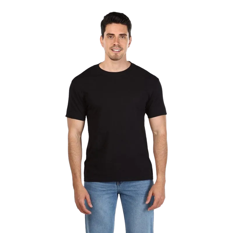 Polera Lisa Algodón 100% Premium Manga Corta Nacional Unisex Hq