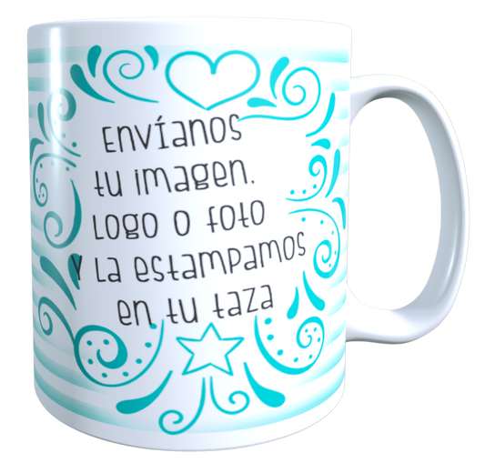 Taza Personalizada con Foto, imagen o logo SIN EDICIÓN