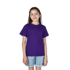 Polera Infantil Unisex Lisa Algodón 100% Premium Manga Corta Nacional Hq