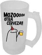 Vaso Cervecero Schopero Personalizado Con Frase, Foto o Imagen 500cc