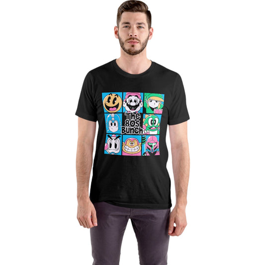 Polera UNISEX VIDEOJUEGOS 80´s / The 80´s Bunch 100% Algodón