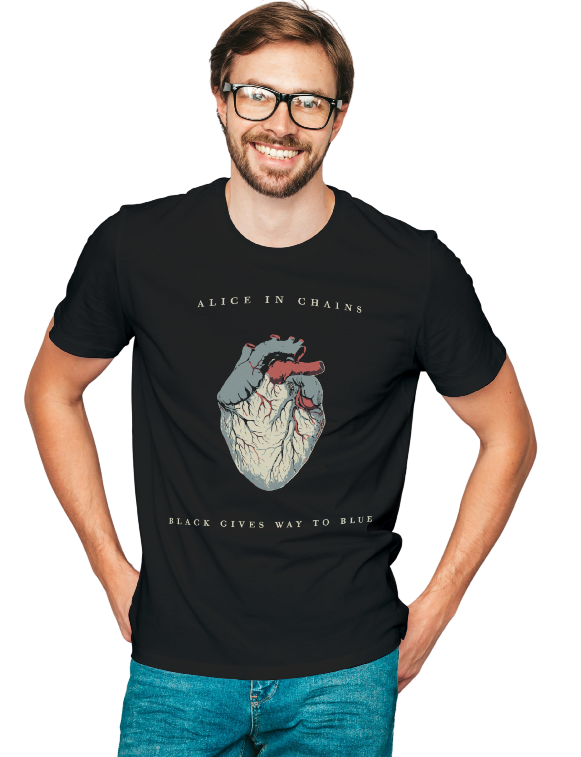 Polera Unisex Alice In Chains / Black Gives Way to Blue 100% Algodón