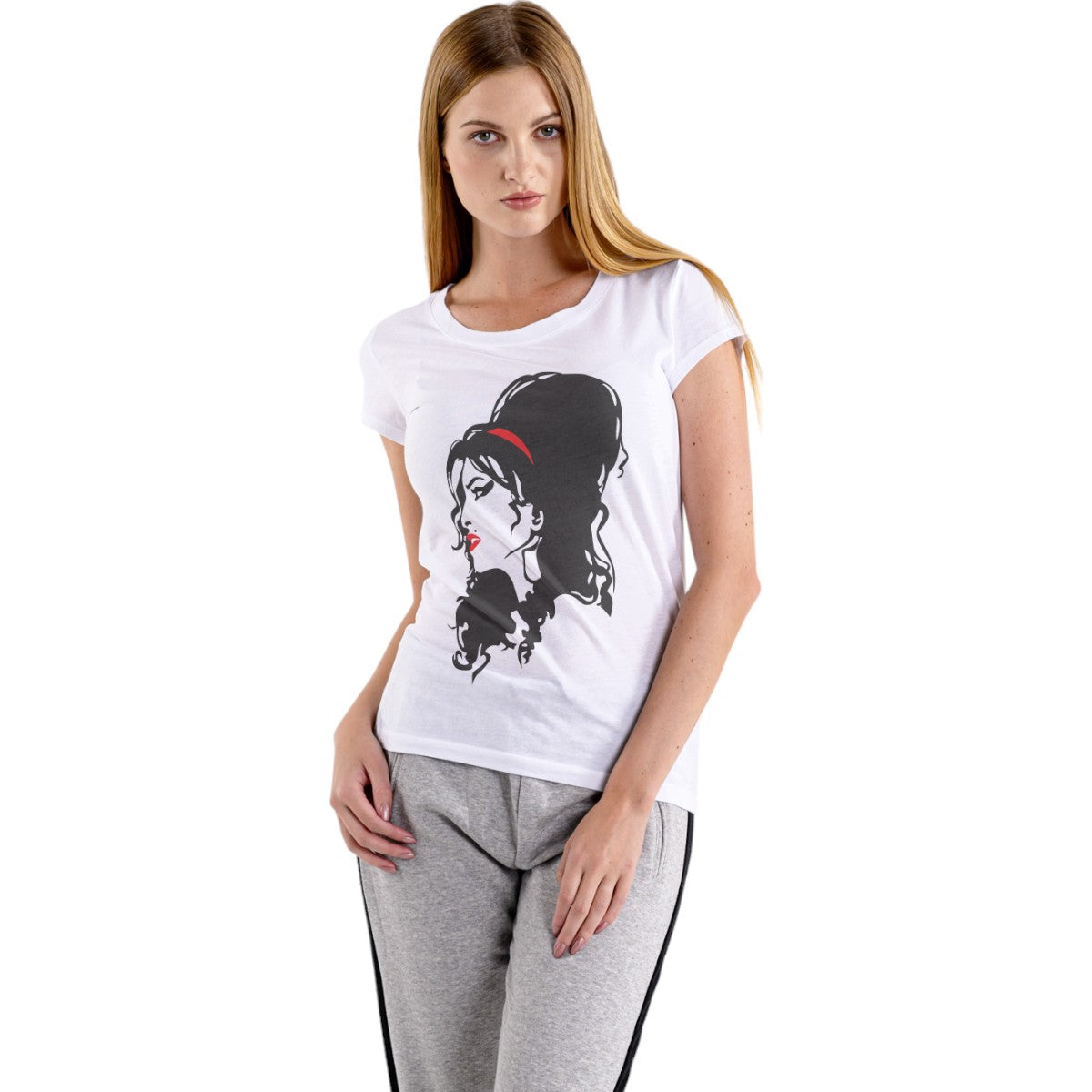Polera MUJER Amy Winehouse / Perfil 100% Algodón