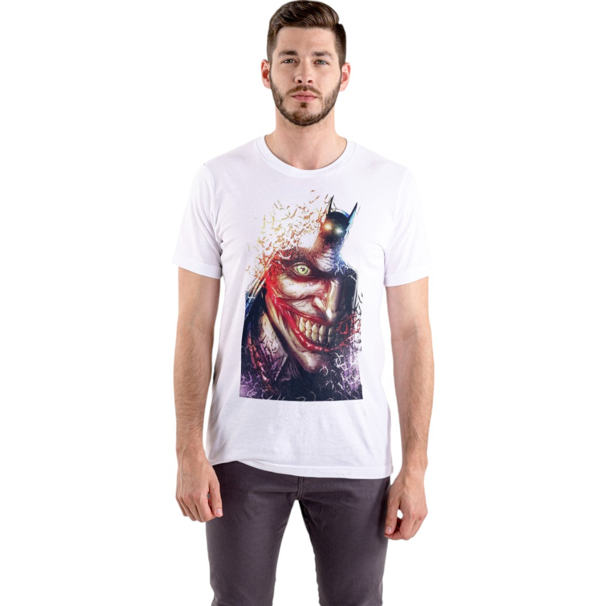 Polera UNISEX Joker / Batman 100% Algodón