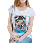 Polera MUJER Mark Hoppus / BLINK 182 100% Algodón