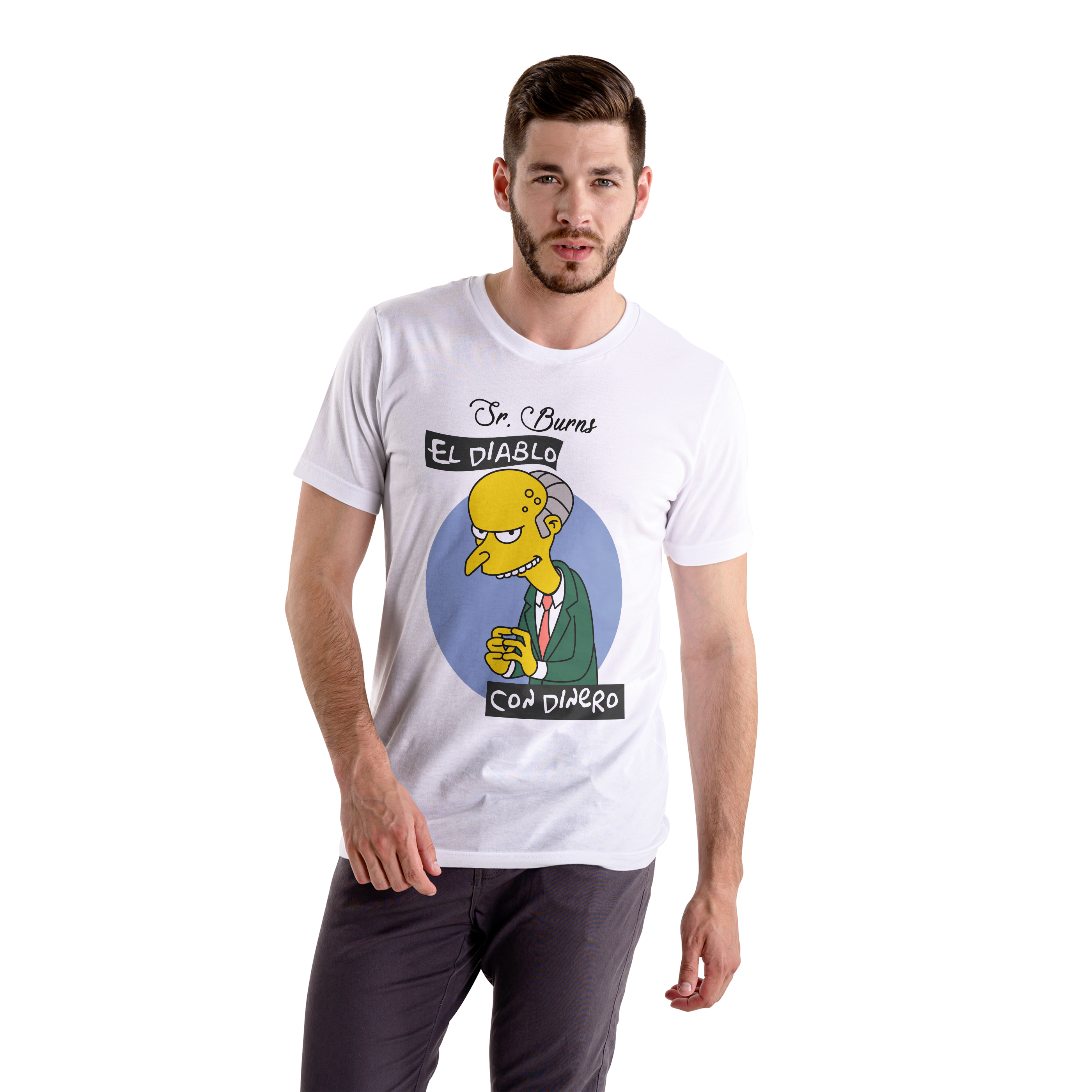 Polera Sr. Burns - El Diablo con Dinero (Los Simpson) (100% algodón)