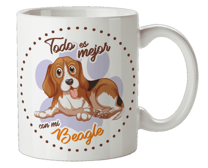 Taza Personalizada con Nombre de Mascota, GATOS Y PERROS