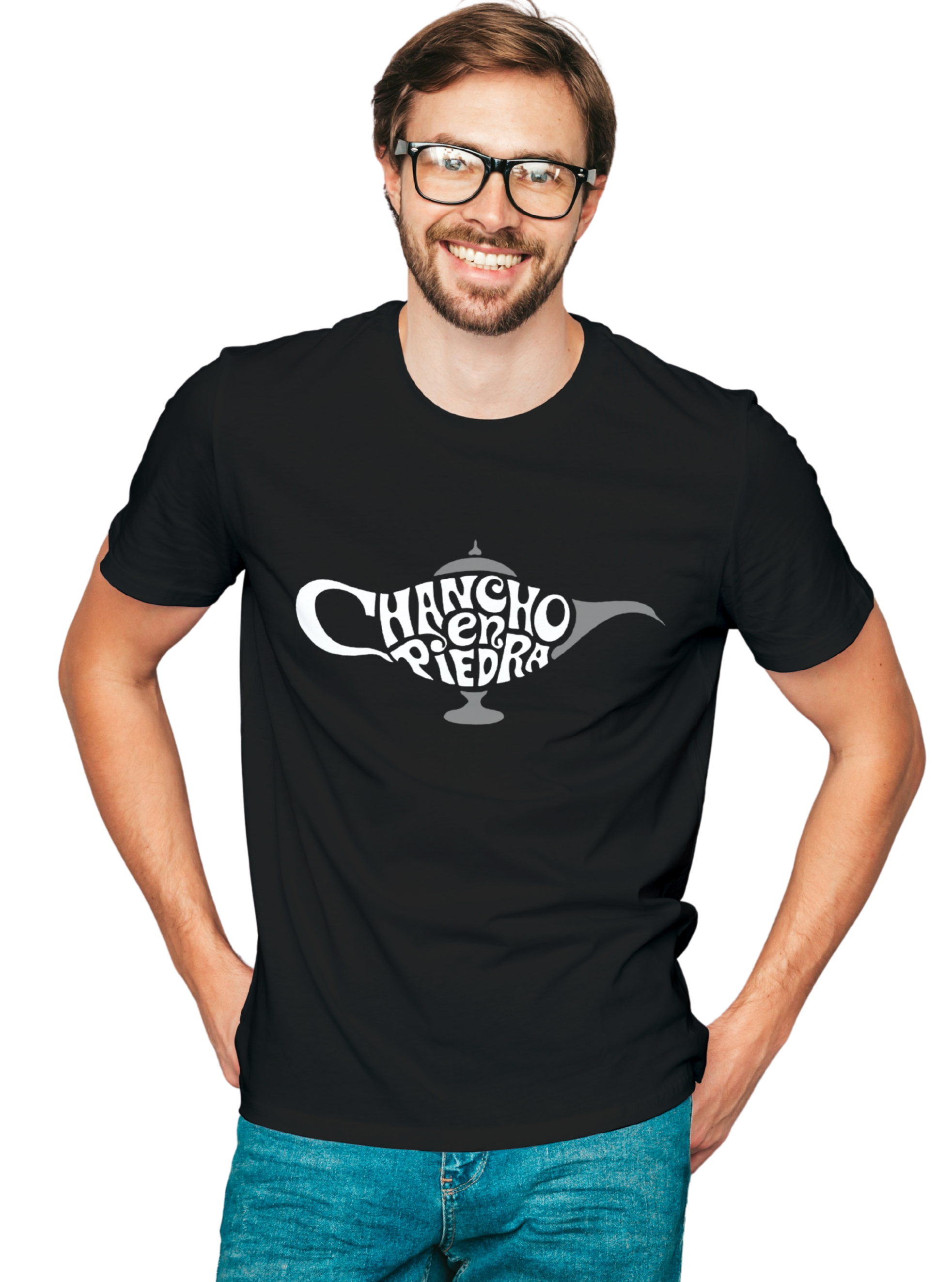 Polera Chancho en Piedra, Rock - Funkybaritico (100% Algodón)